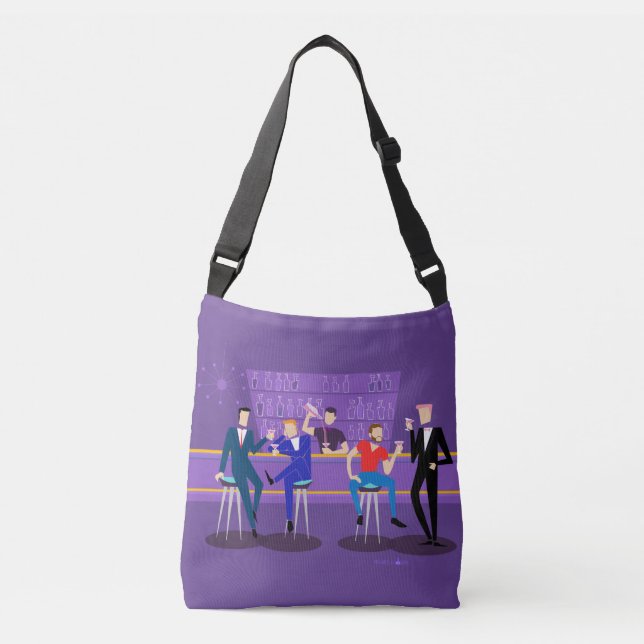 Retro Gay Bar Tote Bag (Front)