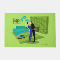 Retro Gay Couple in Love