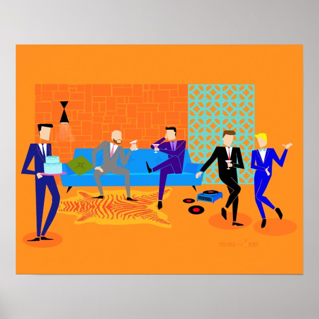 Retro Gay Party Poster (Front)