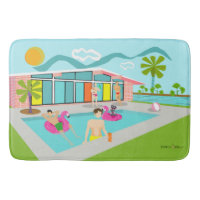Retro Gay Pink Flamingo Pool Party 