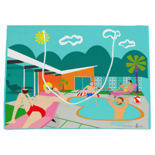 Retro Gay Pool Party Gift Bag