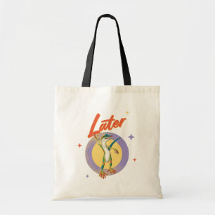 Retro Gecko Later Lazy Day Humour Tote Bag