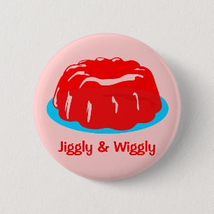 Retro Gelatin Mould 6 Cm Round Badge