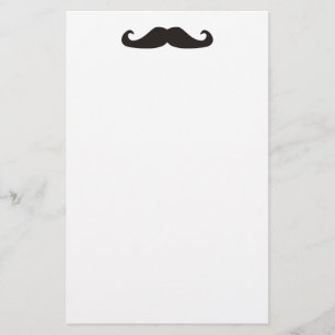 Retro gentelman moustaches hipsters stationery