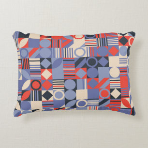 Retro geometric covers set. Bauhaus retro design c Decorative Cushion
