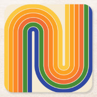 Retro Geometric Double Arch Design