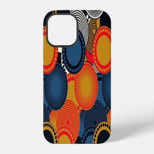 Retro Geometric: Golden Circles Harmony iPhone 12 Case