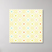 Retro Geometric Interlocking Circle Pattern