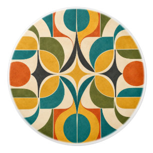 Retro Geometric Mid Century Modern Drawer Knob