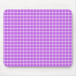 Retro Geometric Mousepad, Purple Mouse Mat