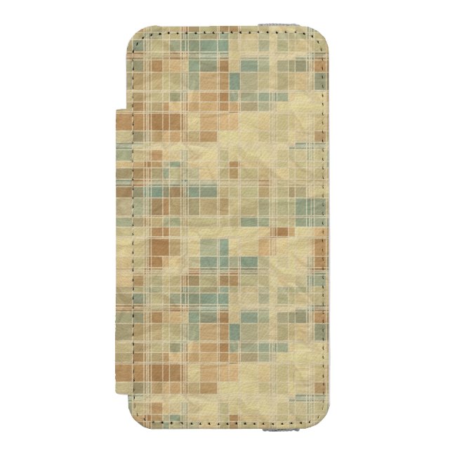 Retro geometric pattern 2 incipio iPhone wallet case (Folio Front)