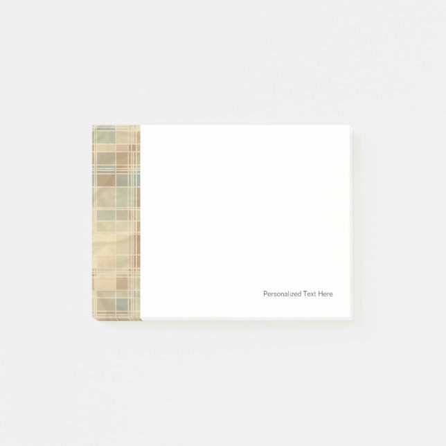 Retro geometric pattern 2 post-it notes (Front)