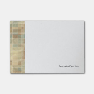 Retro geometric pattern 2 post-it notes