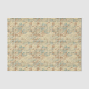 Retro geometric pattern 2 tissue paper