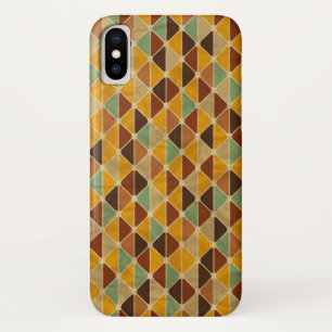 Retro geometric pattern 3 2 iPhone x case