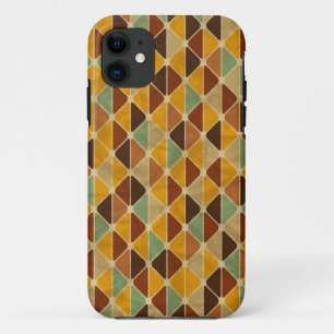 Retro geometric pattern 3 iPhone 11 case
