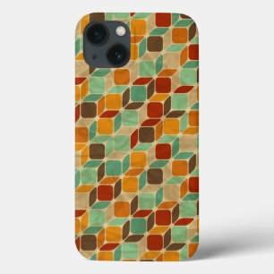 Retro geometric pattern 4 iPhone 13 case