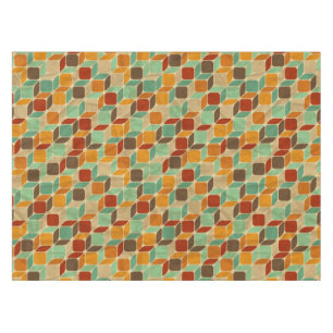 Retro geometric pattern 4 tablecloth