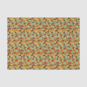 Retro geometric pattern 4 tissue paper