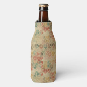 Retro geometric pattern 5 bottle cooler