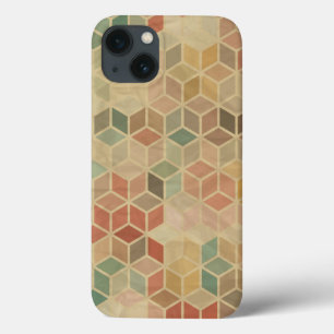 Retro geometric pattern 5 iPhone 13 case