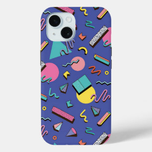 Retro Geometric Pattern iPhone 15 Case