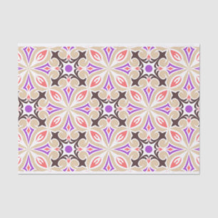 Retro Geometric pattern decoupage Tissue Paper