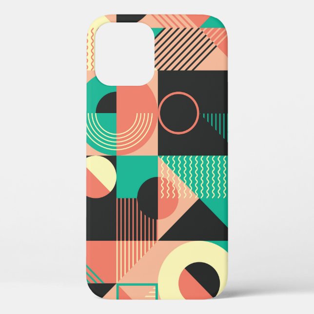 Retro Geometric Pattern Design Case-Mate iPhone Case (Back)
