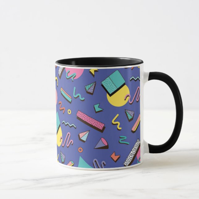 Retro Geometric Pattern Mug (Right)