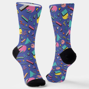 Retro Geometric Pattern Socks