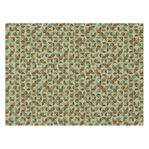 Retro geometric pattern tablecloth