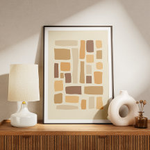 Retro geometric pattern with rectangles