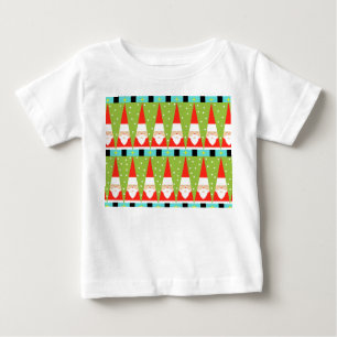 Retro Geometric Santa Baby Tutu Bodysuit