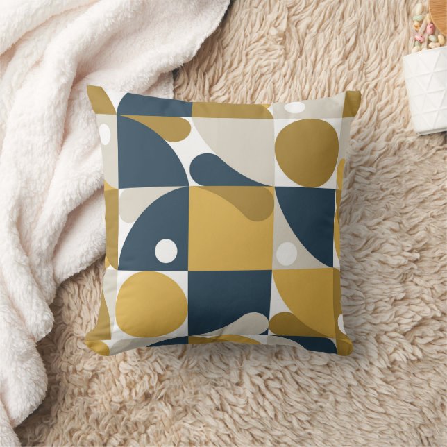 Retro geometric seamless pattern with abstract cushion (Blanket)