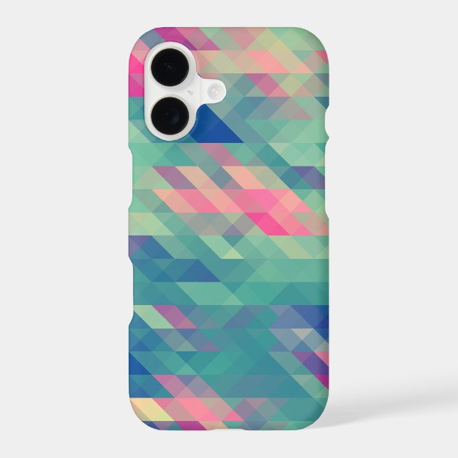 Retro Geometric Triangles Pattern (Back)