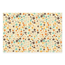 Retro Geometric Wrapping Paper Sheets