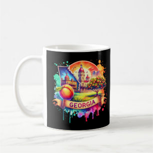 Retro Georgia Map s – Vintage usa map Coffee Mug