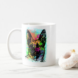 Retro German Shepard  Coffee Mug