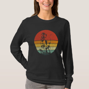 Retro German Shorthaired Pointer Vintage Dog Pet T-Shirt