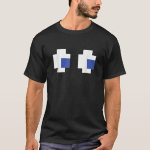 Retro Ghost Eyes from 80 s Arcade Games T-Shirt