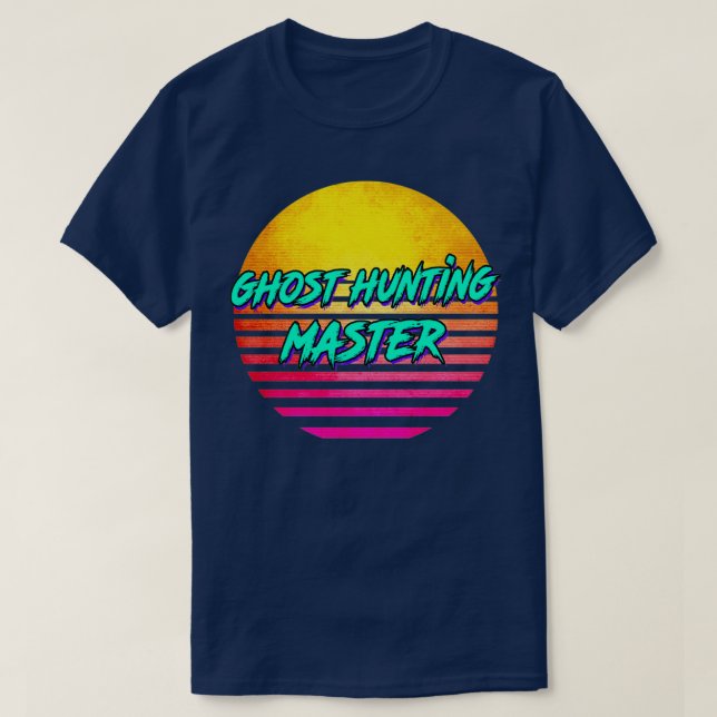 Retro Ghost Hunting Lover Gift T-Shirt (Design Front)