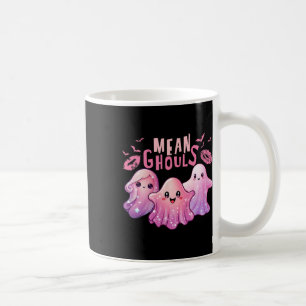 Retro Ghost Mean Ghouls Fun Halloween Spooky Seaso Coffee Mug