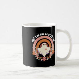 Retro Ghost Vintage Floral Boho Halloween Cute Fal Coffee Mug