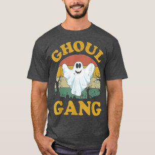 Retro Ghoul Gang Ghost Boo Spider Candy Bad Hallow T-Shirt