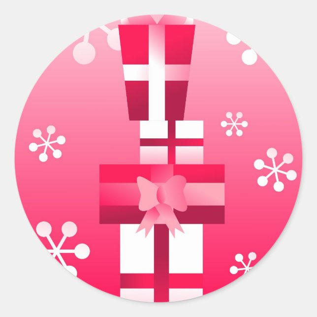Retro Gifts Classic Round Sticker (Front)