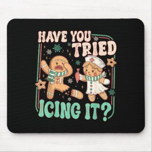 Retro Gingerbread Have You Tried Icing It Er Nurse Mouse Mat