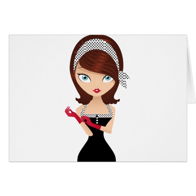 Retro Girl (Front Horizontal)