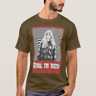 Retro Girl in red T-Shirt