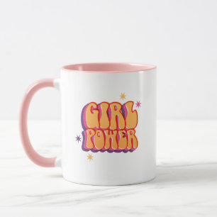 Retro "GIRL POWER" Mug – Bold Feminine Energy
