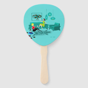 Retro Girl's Night In Set of Fans